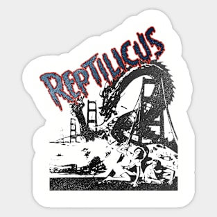 Don't dig up the reptiles tail Sticker